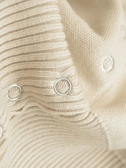 Cardigan Court en Maille Texturée